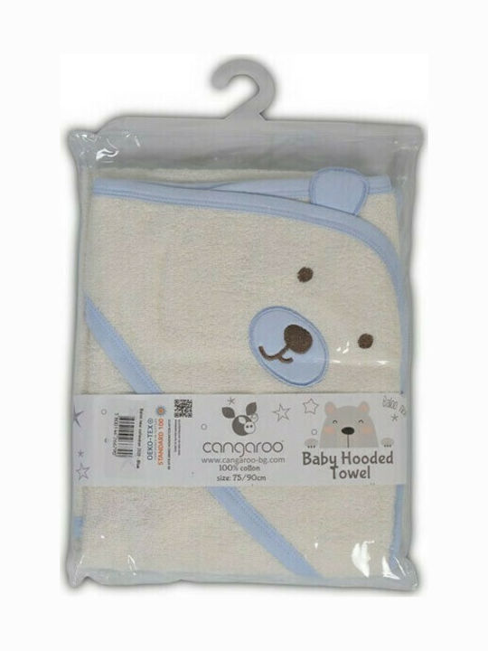 Cangaroo Hooded Baby Bath Towel Baloo Blue