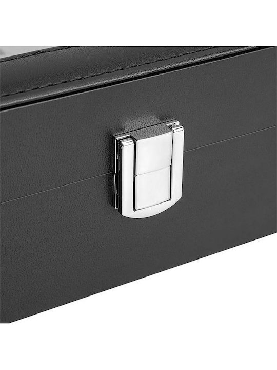 Songmics Casetă Pentru Bijuterii Din Sticlă 25x20x7.5cm