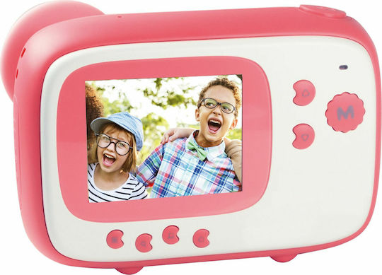 AgfaPhoto Realikids Pink Παιδική Φωτογραφική Μηχανή 12MP με Θερμική Εκτύπωση Ροζ