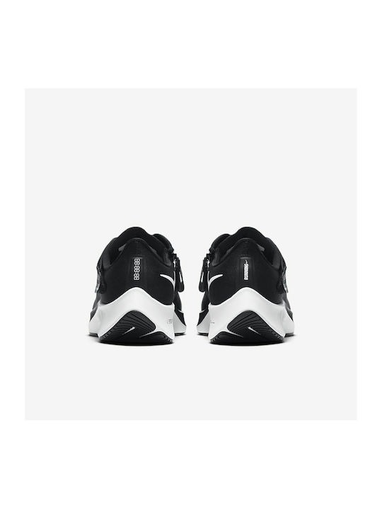 Air Zoom Pegasus 37 Flyease 4E Wide Sport Shoes Running Black / White / Smoke Grey