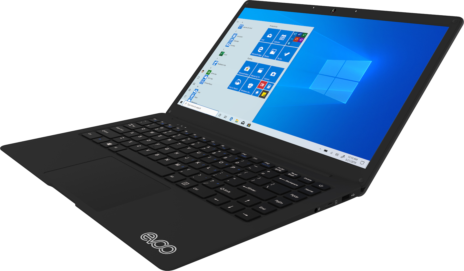 Evoo EVC-141-6 14.1" FHD (Celeron Dual Core-N3350/4GB/64GB SSD/W10 S ...