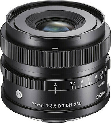 Sigma Full Frame Φωτογραφικός Φακός 24mm f/3.5 DG DN Contemporary Standard / Wide Angle για Leica L Mount Black