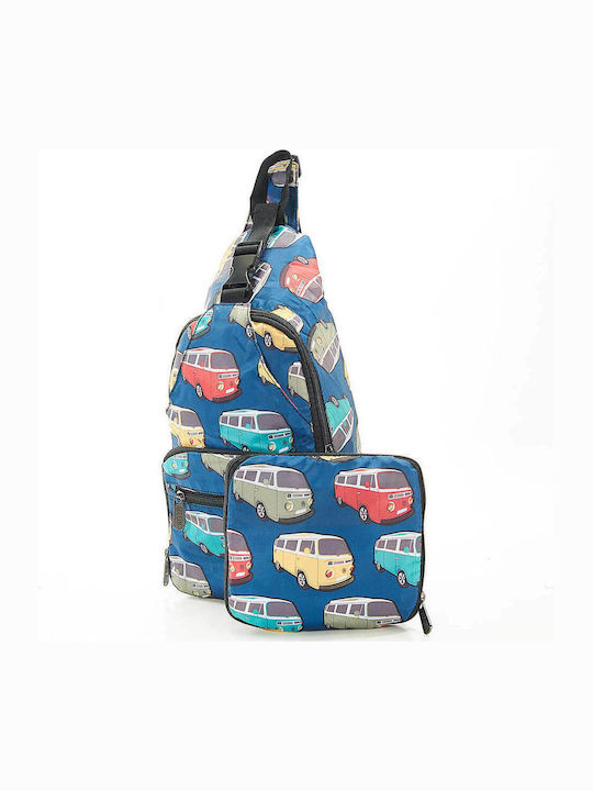 Eco Chic Cross Camper Vans School Bag Shoulder Junior High-High School Multicolored