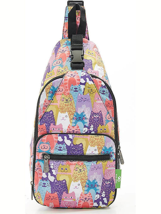 Eco Chic Cross Katzen Schulranzen Schulter Grundschule Mehrfarbig
