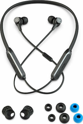 Jlab Epic ANC In-ear Bluetooth Handsfree Ακουστικά με Αντοχή στον Ιδρώτα Μαύρα
