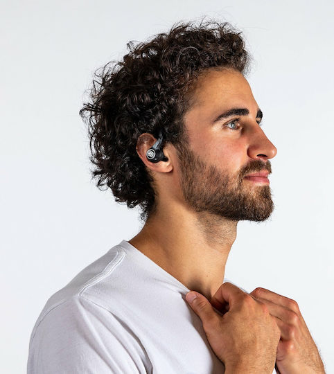 Jlab Epic Air Sport ANC In-ear Bluetooth Handsfree Ακουστικά με Αντοχή στον Ιδρώτα και Θήκη Φόρτισης Μαύρα