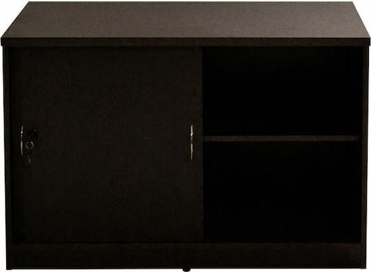 Ντουλάπι Γραφείου Ξύλινο με Κλειδαριά Wenge 100x45x69cm