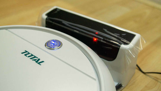Total Robot Vacuum Cleaner with Smart Navigation & 1000Pa Suction Power White