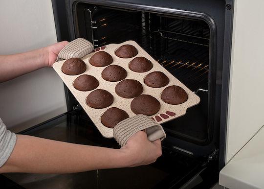 Nava Misty Silicone Pot Holder Beige