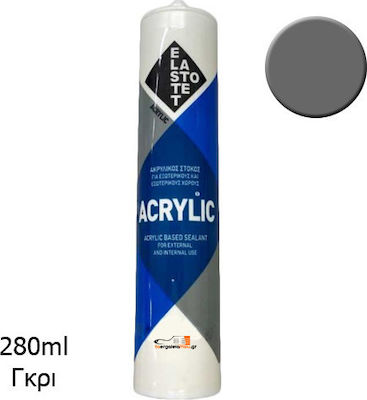 Elastotet Acrylic Acryl-Silikon Gray 280ml 1Stück