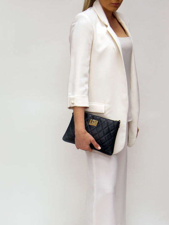 Evening Leather Women's Bag Handbag Black