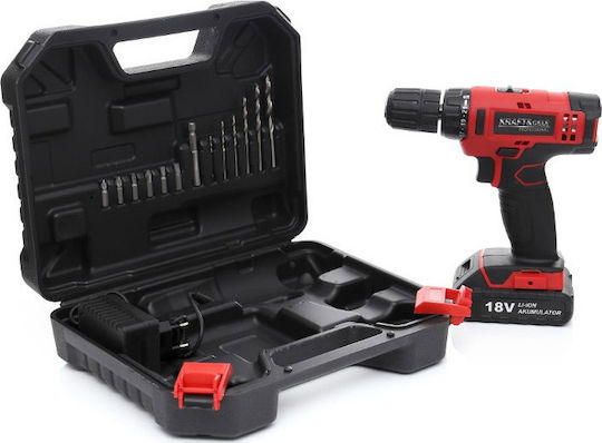 Kraft & Dele KD1566 Δραπανοκατσάβιδο Μπαταρίας 18V 1x1.3Ah