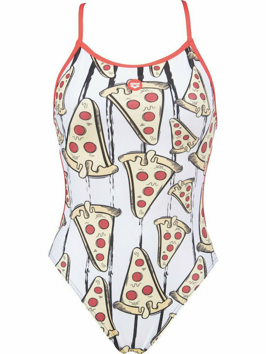 Arena Crazy Pizza Athletic One-Piece Swimsuit