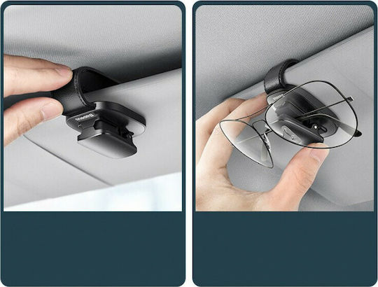 Baseus Car Sunglasses Case Μαύρη