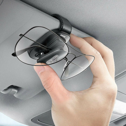 Baseus Car Sunglasses Case Μαύρη