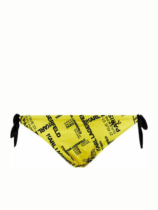 Bikini Brazil with Ties Yellow