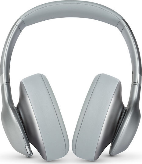 JBL Everest 710 Wireless / Wired Over Ear Headphones with 25 hours of Operation and Quick Charge Silver
