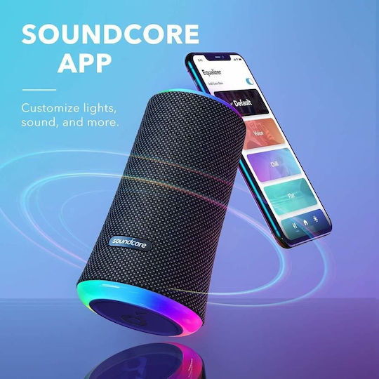 Soundcore by Anker Flare 2 Wasserdicht Bluetooth-Lautsprecher 20W mit Akkulaufzeit bis zu 12 Stunden Black