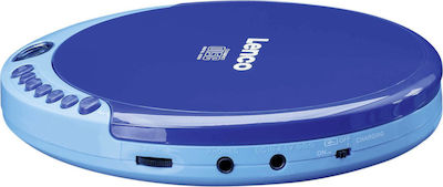 Lenco Φορητό Ηχοσύστημα CD-011 με CD σε Μπλε Χρώμα