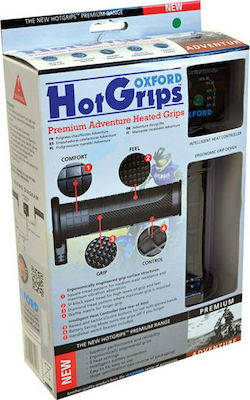 Oxford Heated Motorcycle Grips Hot Grip Adventure in Black Colour