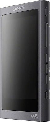 Sony NW-A45 MP4 Player (16GB) με Οθόνη TFT 3.1" Grayish Black Μαύρο