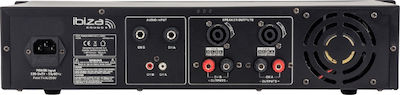 Ibiza Sound AMP800-MKII Τελικός Ενισχυτής PA 2 Καναλιών 600W/4Ω 400W/8Ω με Σύστημα Ψύξης