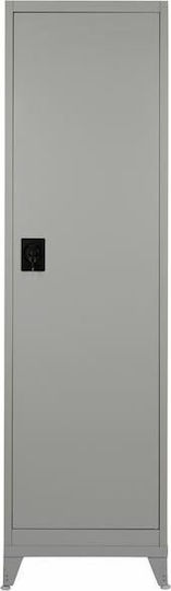 Μονόφυλλη Μεταλλική Γαλβανιζέ 50x45x190.5εκ.