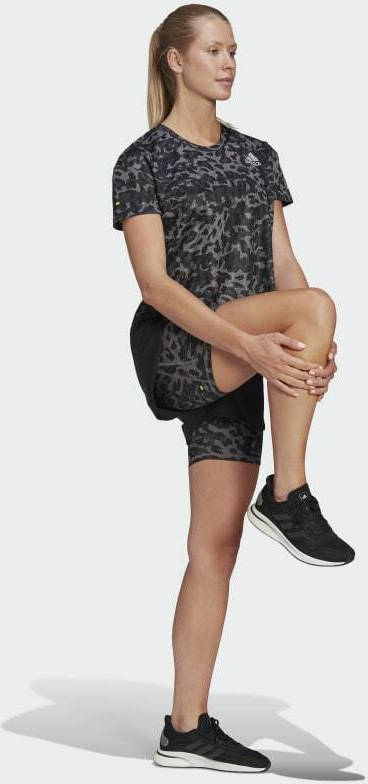 Adidas Fast Two-in-One Primeblue Graphic Γυναικείο Αθλητικό Σορτς Running  Μαύρο GM1576 | Skroutz.gr