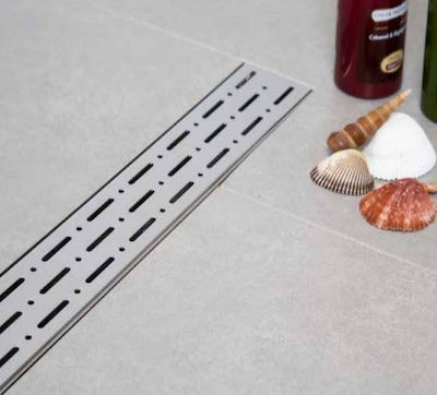 Tema Rain 93765 Stainless Steel Channel Floor with Output 50mm and Size 50x6.5cm Silver