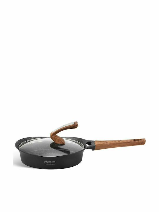 Edenberg Cookware Set of Aluminum with Non-stick Coating Black 15pcs