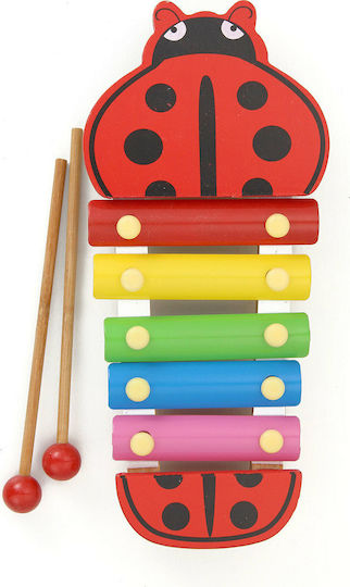 Wooden Xylophone (Various Designs/Assortments of Designs) 1pc