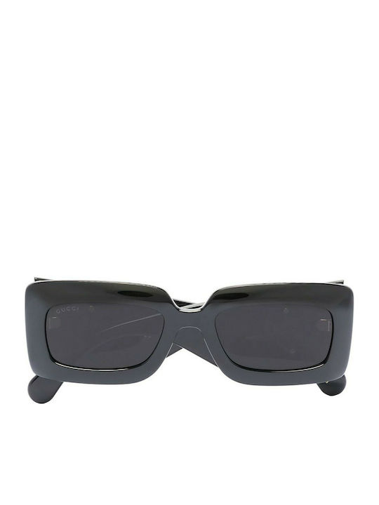 Gucci Γυναικεία Γυαλιά Ηλίου με Μαύρο Κοκκάλινο Σκελετό και Μαύρο Φακό GG0811S 001
