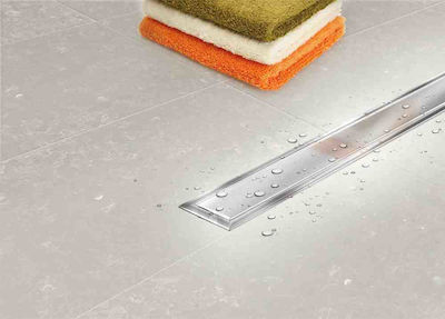 Karag Stainless Steel Channel Floor with Output 50mm Silver