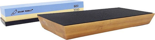 Sharp Pebble Knife Sharpening Stone Double with Density 600/3000