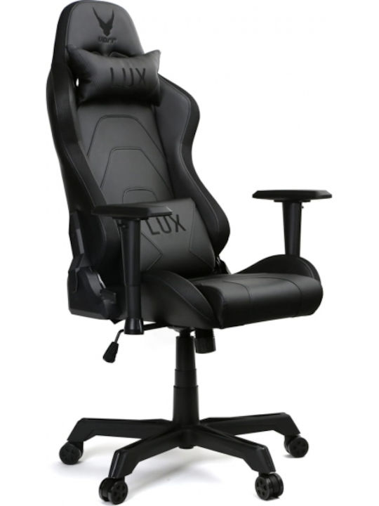 Omega Varr Lux Scaun Gaming Din piele ecologică cu Brațe Reglabile și Iluminare RGB Neagră