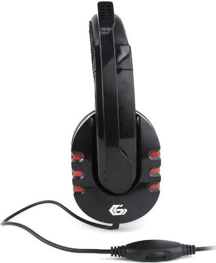 Gembird GHS-402 Over Ear Gaming Headset με σύνδεση 2x3.5mm