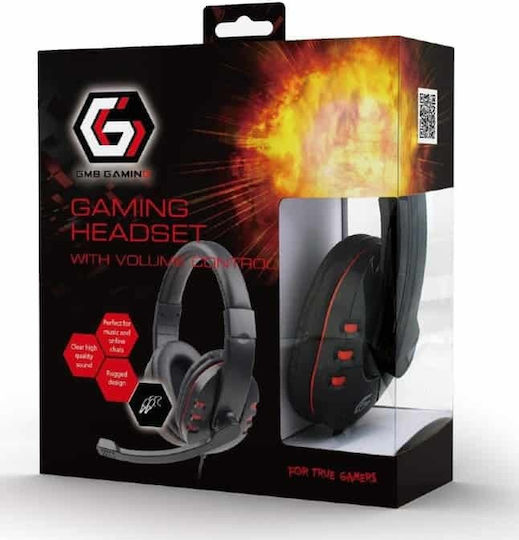 Gembird GHS-402 Over Ear Gaming Headset με σύνδεση 2x3.5mm