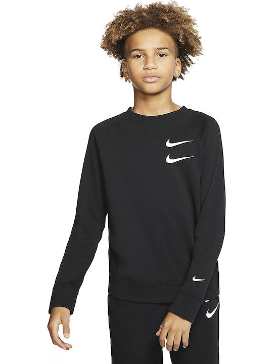 Nike Παιδικό Φούτερ Μαύρο