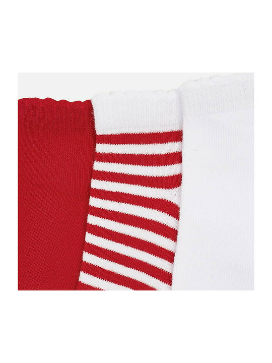 Mayoral Kids Ankle Socks Red 3 Pair