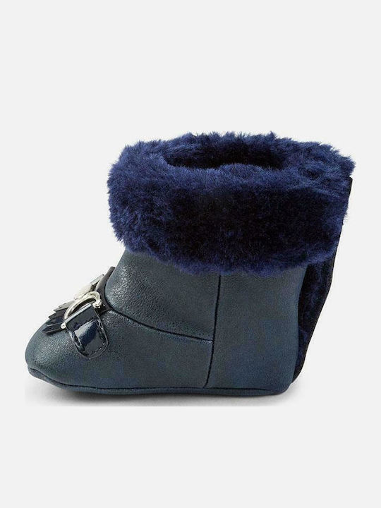 Mayoral Baby Booties Navy Blue