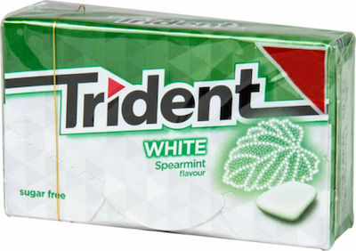 Trident Chewing gum White with Δυόσμο Flavour Sugar Free 23.8gr