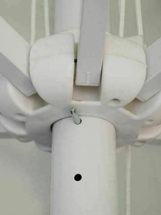 Professional Circular Aluminum Ecru Garden & Terrace Parasol P2.50m