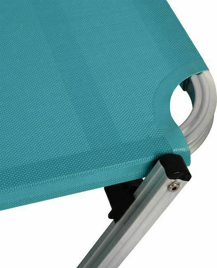 Freebox Strandliegen Hellblau 190x60x30cm. 1Stück