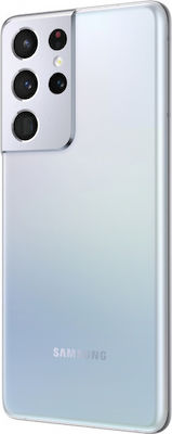 Samsung Galaxy S21 Ultra 5G Две SIM карти (12GB/256GB) Фантомно сребърно