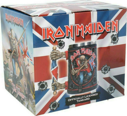 Nemesis Now Iron Maiden - Tankard Trooper Pahar Pentru Bere Plastic Negru