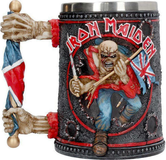 Nemesis Now Iron Maiden - Tankard Trooper Ποτήρι Μπύρας από Πλαστικό σε Μαύρο Χρώμα
