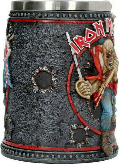 Nemesis Now Iron Maiden - Tankard Trooper Pahar Pentru Bere Plastic Negru