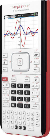 Texas Instruments TI Nspire CX II T Αριθμομηχανή Γραφημάτων σε Λευκό Χρώμα