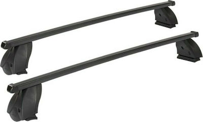 K39 Roof Bars Metallic BSM130-K01 130cm. (with Roof Rack Legs) Black