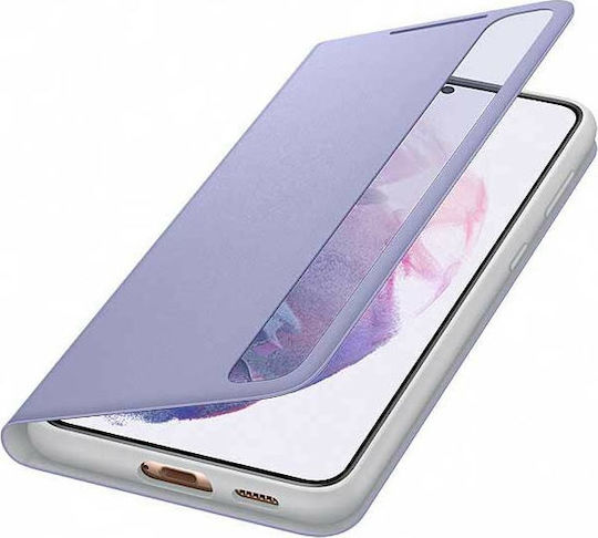 Samsung Книга Текстил Лилав (Galaxy S21+ 5G)